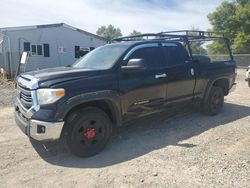 Toyota Tundra Double cab sr Vehiculos salvage en venta: 2015 Toyota Tundra Double Cab SR