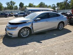 Chevrolet Malibu salvage cars for sale: 2018 Chevrolet Malibu LT