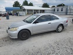 Honda Civic salvage cars for sale: 2004 Honda Civic DX VP