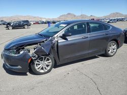 Chrysler 200 salvage cars for sale: 2015 Chrysler 200 Limited