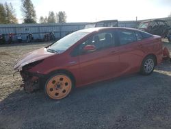 Salvage cars for sale from Copart Arlington, WA: 2022 Toyota Prius LE