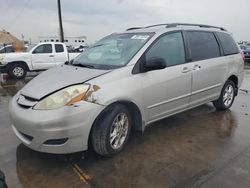 Salvage cars for sale from Copart Grand Prairie, TX: 2006 Toyota Sienna LE