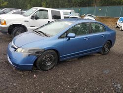 Honda Civic salvage cars for sale: 2008 Honda Civic LX