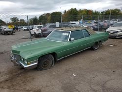 Cadillac Deville salvage cars for sale: 1972 Cadillac Deville