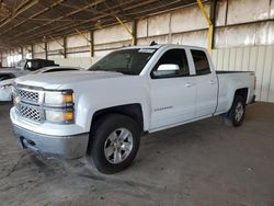 Chevrolet Silverado k1500 lt salvage cars for sale: 2015 Chevrolet Silverado K1500 LT