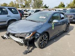 Toyota salvage cars for sale: 2022 Toyota Corolla SE