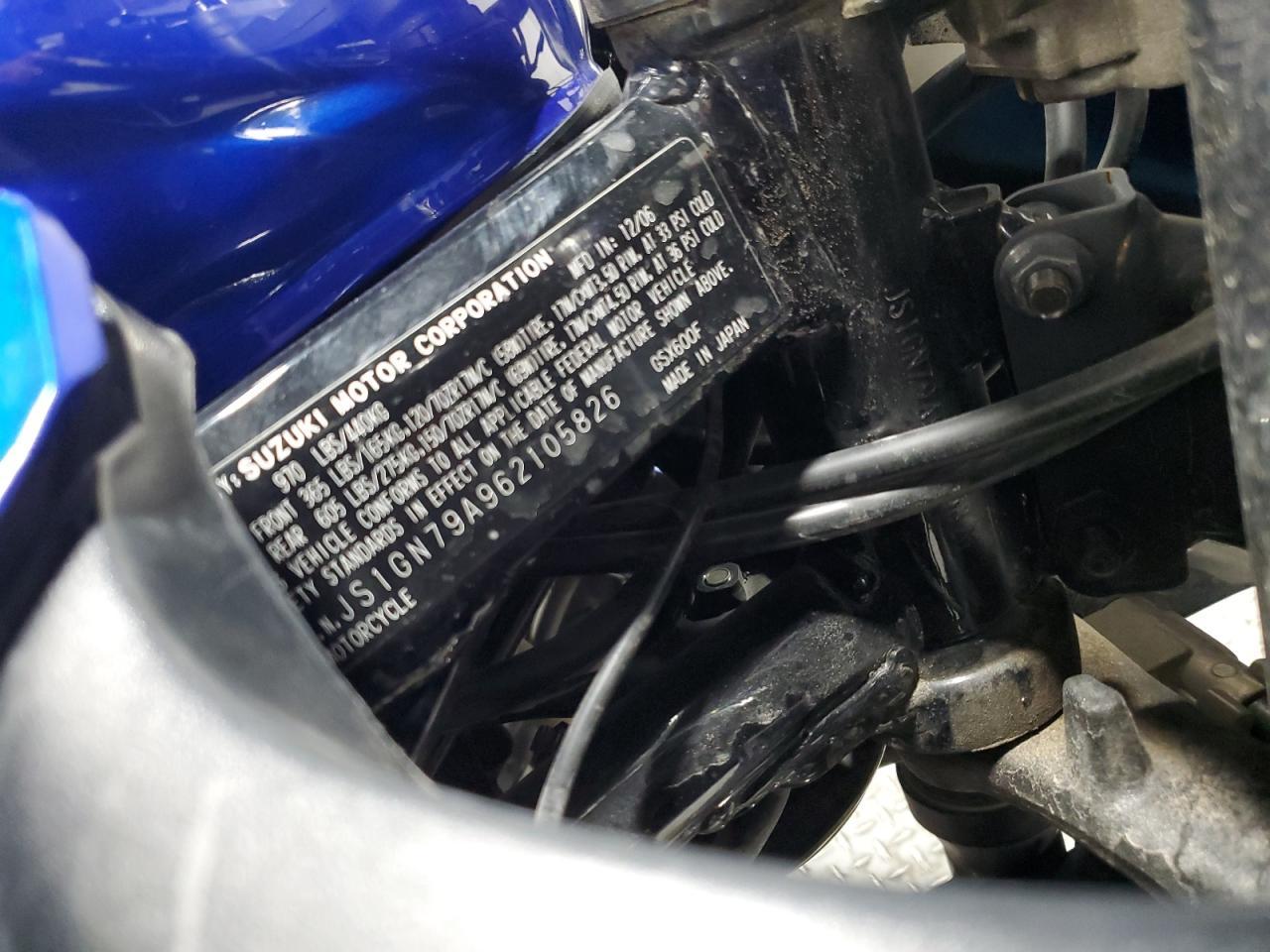 2006 Suzuki GSX600 F