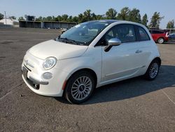 Fiat salvage cars for sale: 2012 Fiat 500 Lounge