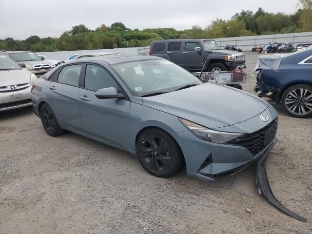 2022 Hyundai Elantra Blue