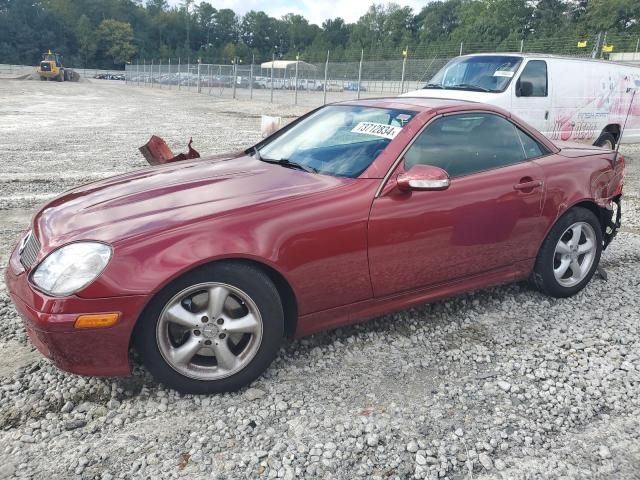 2002 Mercedes-Benz SLK 320