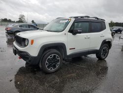 Jeep Renegade salvage cars for sale: 2017 Jeep Renegade Trailhawk