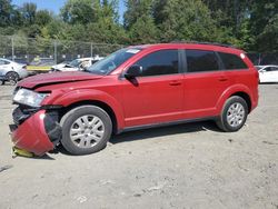 Dodge Journey salvage cars for sale: 2018 Dodge Journey SE