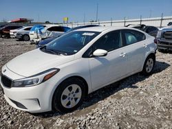 KIA Forte salvage cars for sale: 2017 KIA Forte LX