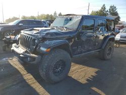 Jeep Wrangler salvage cars for sale: 2022 Jeep Wrangler Unlimited Rubicon 392