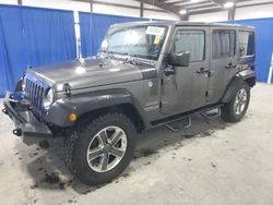 Jeep salvage cars for sale: 2017 Jeep Wrangler Unlimited Sport