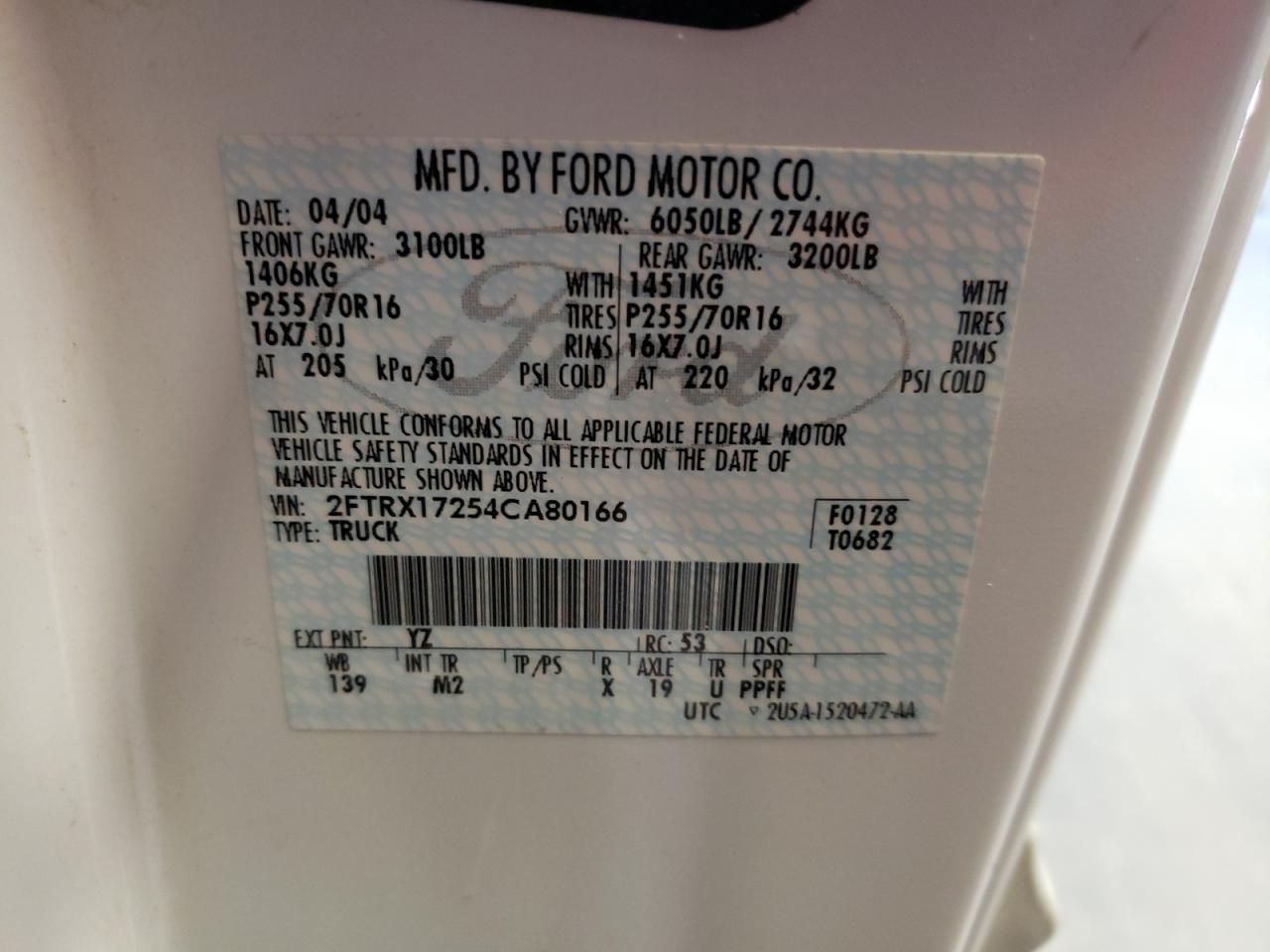 2004 Ford F-150 Heritage Classic