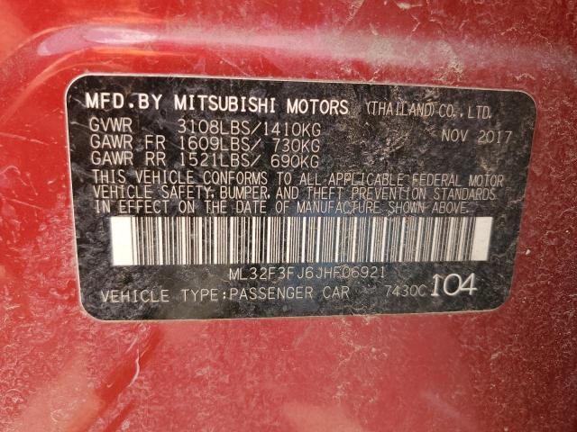 2018 Mitsubishi Mirage G4 ES