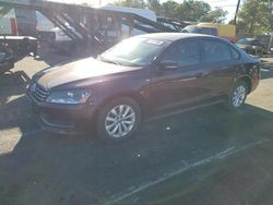 Volkswagen Passat salvage cars for sale: 2014 Volkswagen Passat S