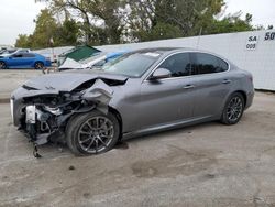 Alfa Romeo Giulia salvage cars for sale: 2018 Alfa Romeo Giulia Q4