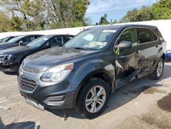 Chevrolet Equinox salvage cars for sale: 2017 Chevrolet Equinox LS