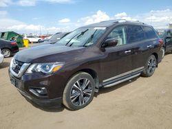 Nissan Pathfinder salvage cars for sale: 2020 Nissan Pathfinder Platinum