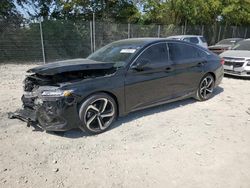 Honda Accord salvage cars for sale: 2022 Honda Accord Sport