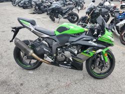 Kawasaki Ninja 600 salvage cars for sale: 2018 Kawasaki ZX636 E