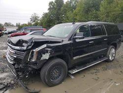 Cadillac salvage cars for sale: 2019 Cadillac Escalade ESV Platinum