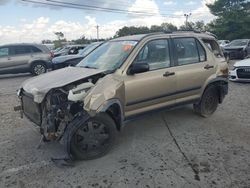 Honda crv salvage cars for sale: 2006 Honda CR-V LX