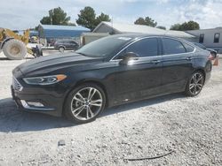 Ford salvage cars for sale: 2017 Ford Fusion Titanium