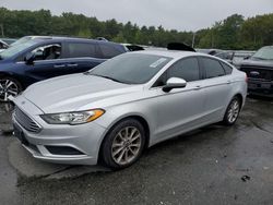 Salvage cars for sale from Copart Exeter, RI: 2017 Ford Fusion SE