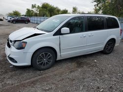 Salvage cars for sale from Copart London, ON: 2017 Dodge Grand Caravan GT