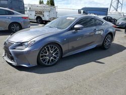 Salvage cars for sale from Copart Hayward, CA: 2016 Lexus RC 350