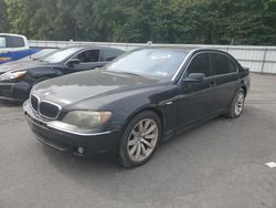 Salvage cars for sale from Copart Glassboro, NJ: 2006 BMW 750 LI