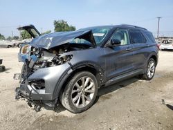 Ford Explorer salvage cars for sale: 2021 Ford Explorer Platinum