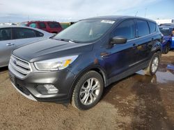 Ford salvage cars for sale: 2019 Ford Escape SE