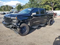 Chevrolet Silverado k1500 rst salvage cars for sale: 2021 Chevrolet Silverado K1500 RST