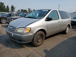 Toyota salvage cars for sale: 2001 Toyota Sienna CE