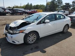 Honda Vehiculos salvage en venta: 2012 Honda Civic EX