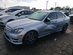 Mercedes-Benz c-Class salvage cars for sale: 2013 Mercedes-Benz C 300 4matic