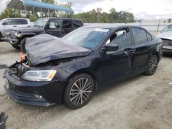 Volkswagen salvage cars for sale: 2016 Volkswagen Jetta Sport