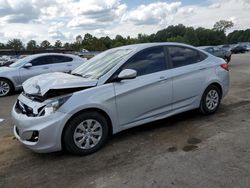 Hyundai Accent salvage cars for sale: 2015 Hyundai Accent GLS