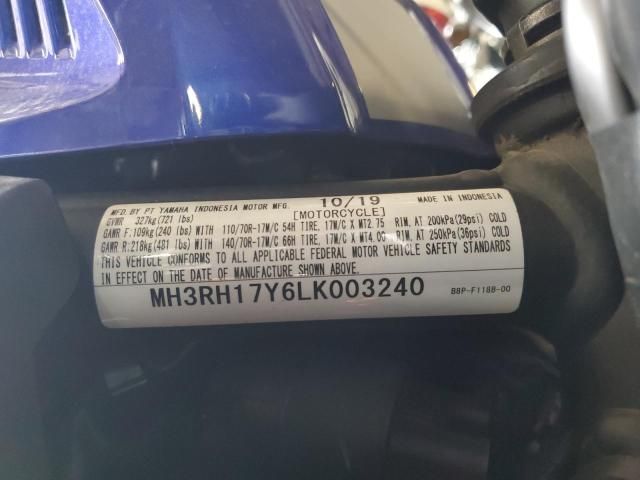 2020 Yamaha YZFR3