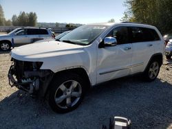 Salvage cars for sale from Copart Arlington, WA: 2011 Jeep Grand Cherokee Overland