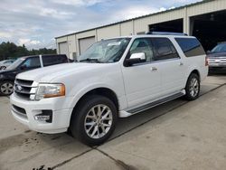 Ford Expedition salvage cars for sale: 2017 Ford Expedition EL Limited