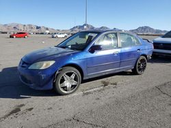 Honda salvage cars for sale: 2005 Honda Civic DX VP