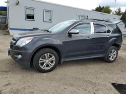 Salvage cars for sale from Copart Lyman, ME: 2013 Chevrolet Equinox LT