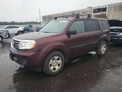 Honda Pilot salvage cars for sale: 2013 Honda Pilot LX