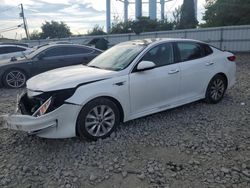 KIA Optima salvage cars for sale: 2018 KIA Optima EX