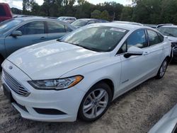 Ford Fusion salvage cars for sale: 2018 Ford Fusion S Hybrid